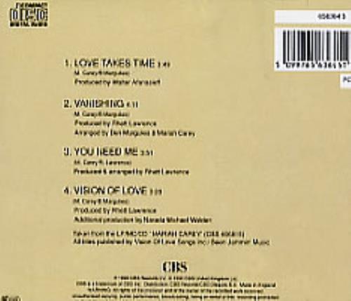 mariah carey love takes time uk Mariah Carey – Love Takes Time